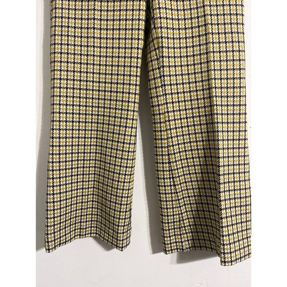 SPANX The Perfect Pant Kick Flare Houndstooth New Yellow/Black size XSmall - Picture 6 of 16